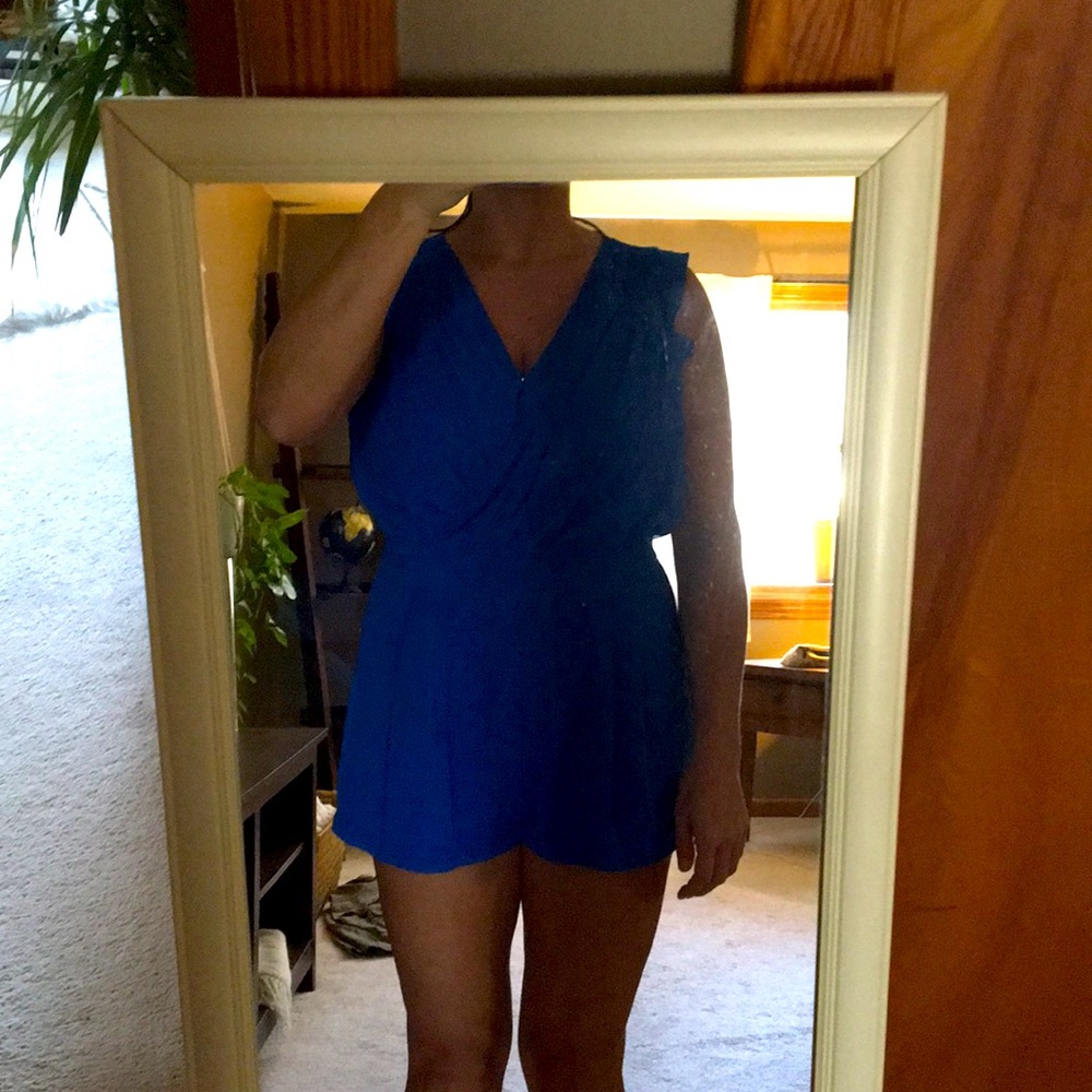 Blue romper